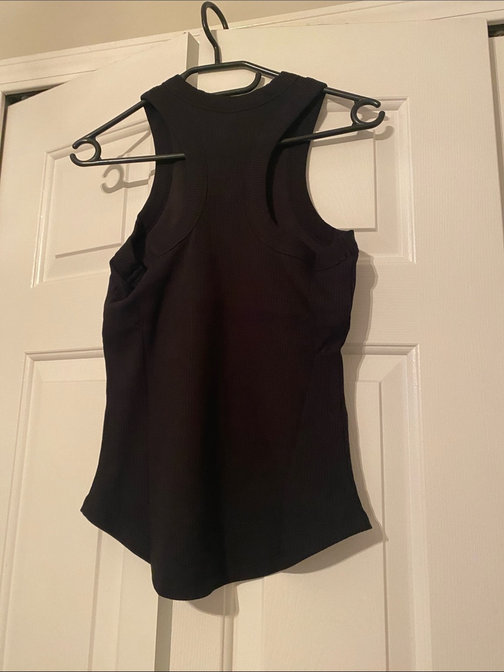 Fabletics Black Ribbed High-Neck Tank - Picture 5 of 6